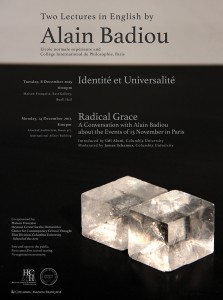 Alain Badiou lecture